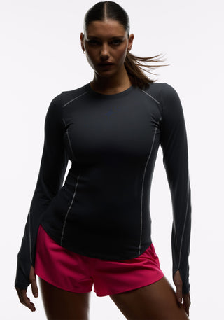Active Brushed Jersey Long Sleeve