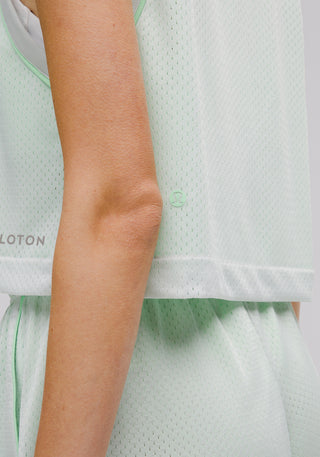 Double-Layered Mesh Reversible Tank Top