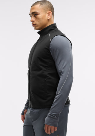 Padded Full Zip Run Vest