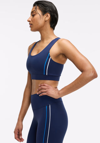 TLC Racer Bra with Piping