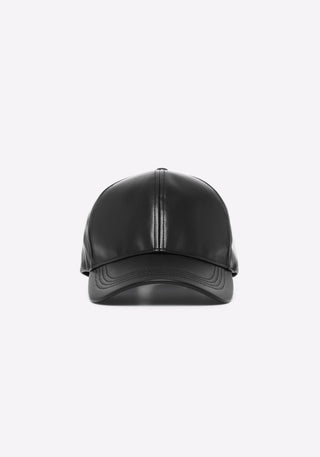 Vegan Leather Baseball Cap