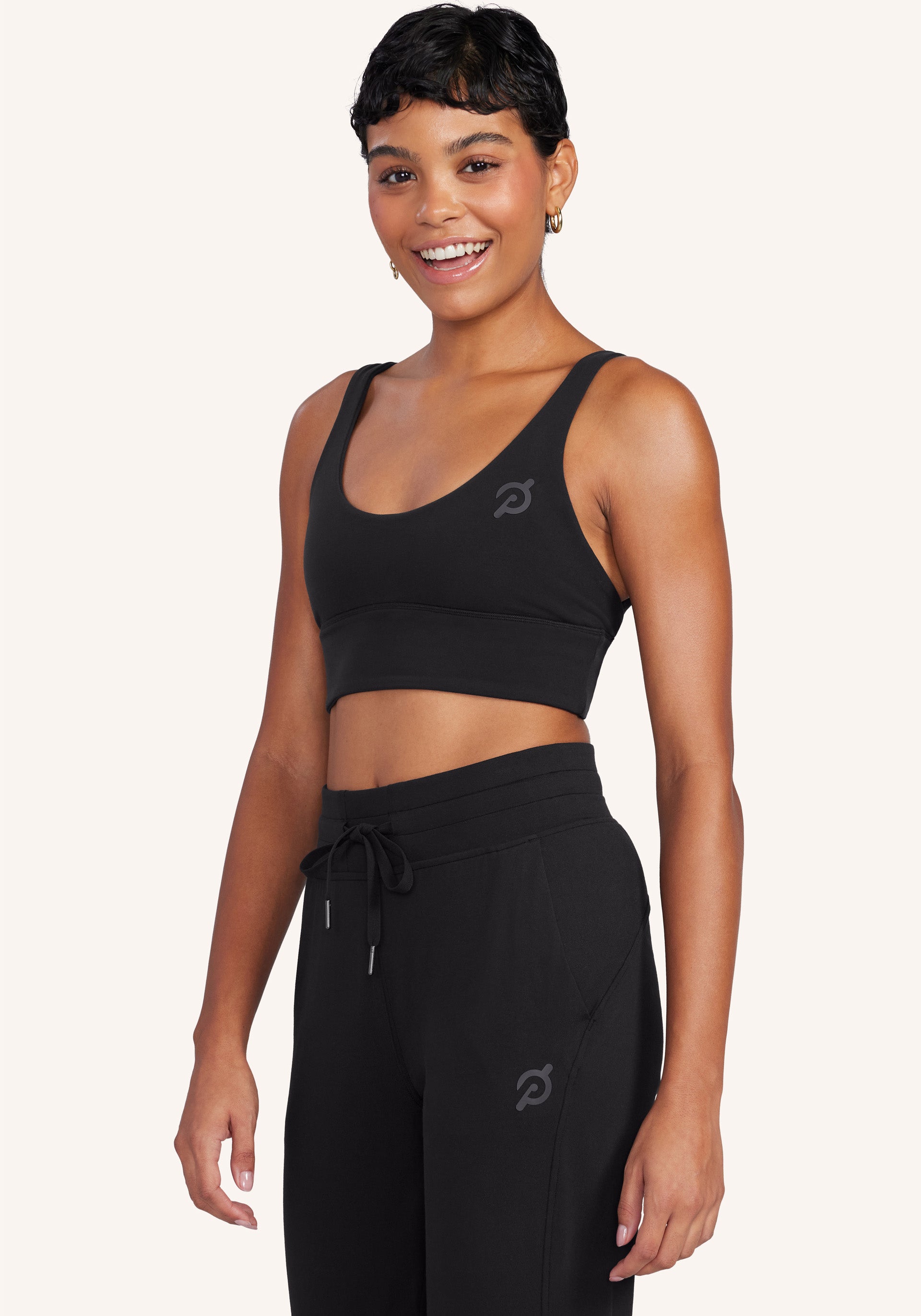 Lululemon Sports Bra Cross Back Bralette Size 4 Black Harness Graphic  Workout