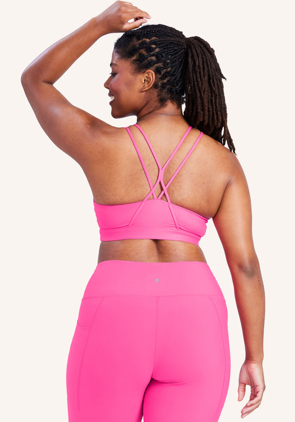 Precise And Charged High Neck Zip Bra – Peloton Apparel Canada