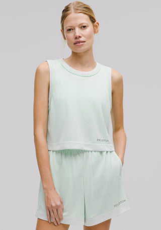 Double-Layered Mesh Reversible Tank Top