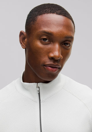 Metal Vent Tech Half Zip | Textured Knit