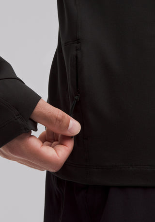 Rulu Fleece Half-Zip Long-Sleeve Shirt