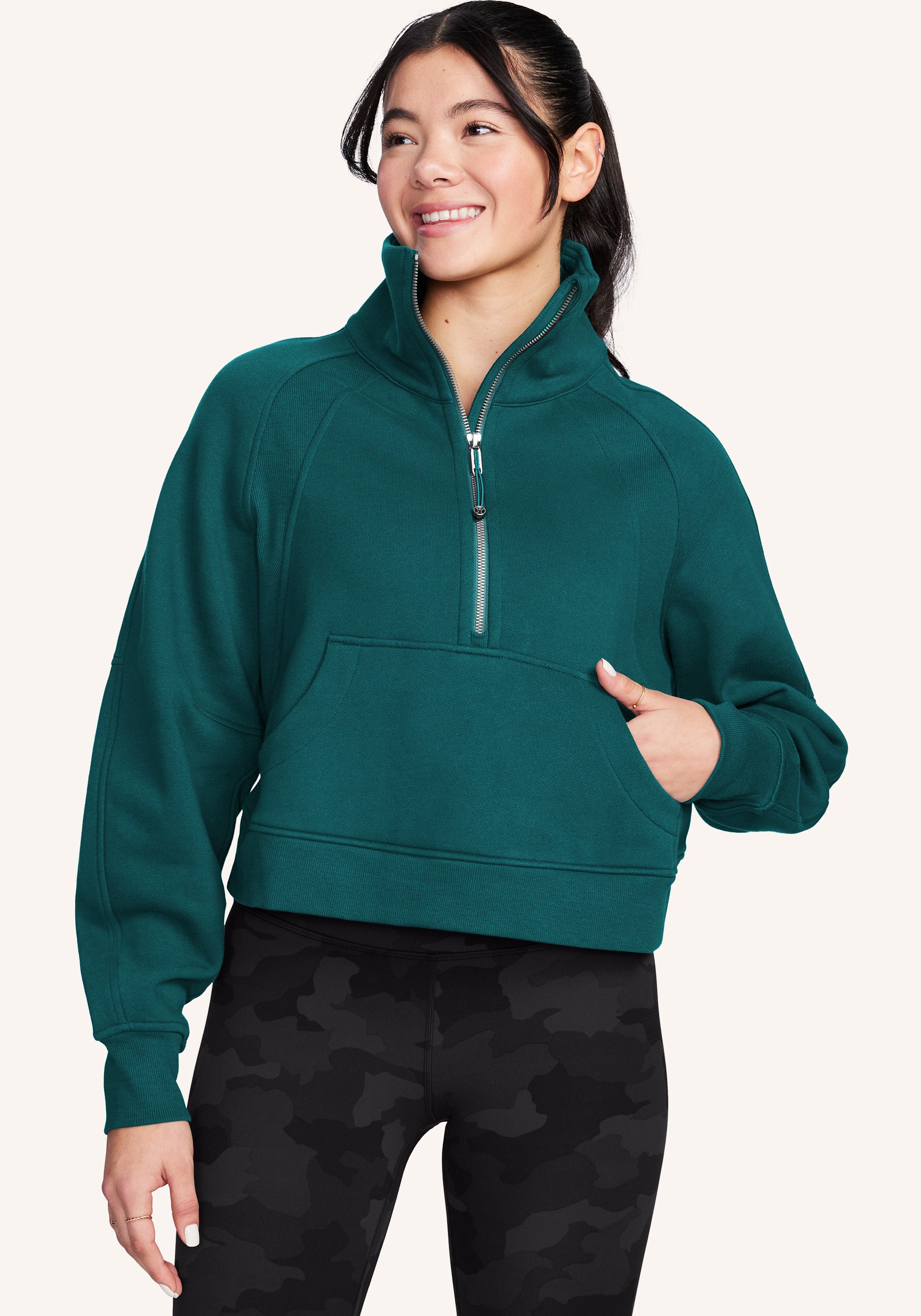 CRZ yoga just released an oversized half zip hoodie that looks IDENTICAL to  the oversized scuba. Of course I purchased it immediately. : r/lululemon