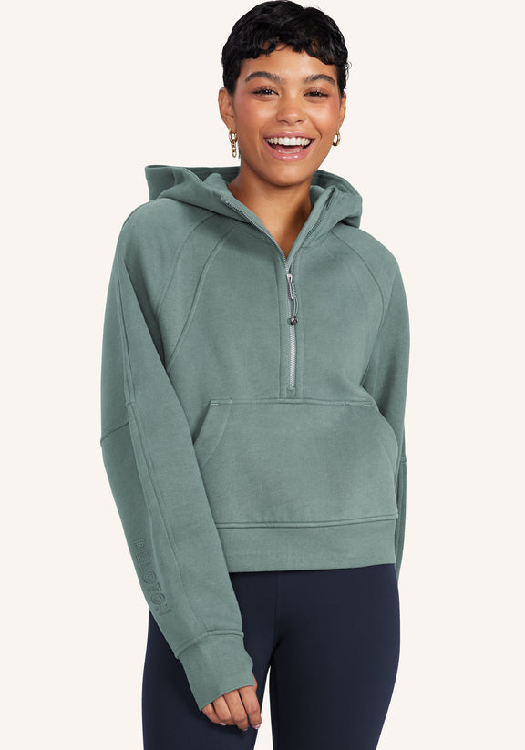 Lululemon French Terry Oversized Hoodie Grey Sage Size Small