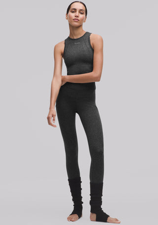 Softy Suedey Crewneck Cropped Tank Top