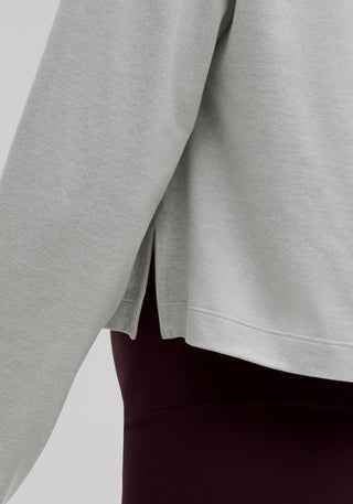 Softy Suedey Relaxed Boatneck Long-Sleeve Shirt