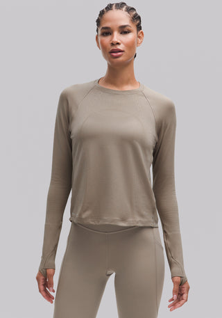 Swiftly Mesh-Back Long-Sleeve Shirt