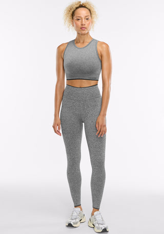 Melange Micro Rib Seamless Legging