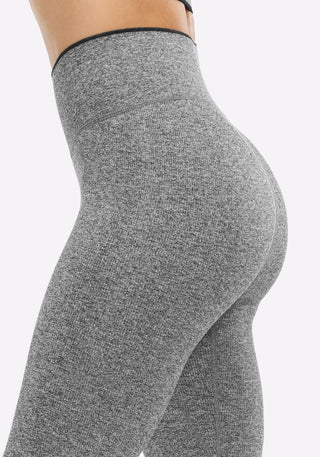 Melange Micro Rib Seamless Legging