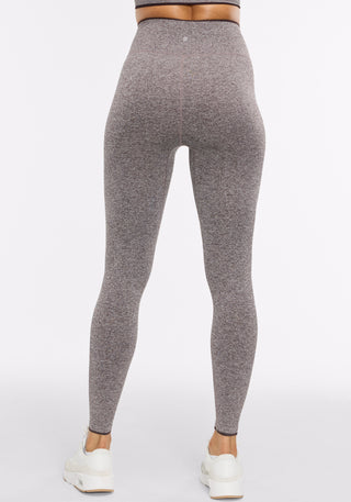 Melange Micro Rib Seamless Legging