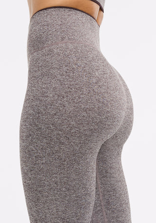 Melange Micro Rib Seamless Legging