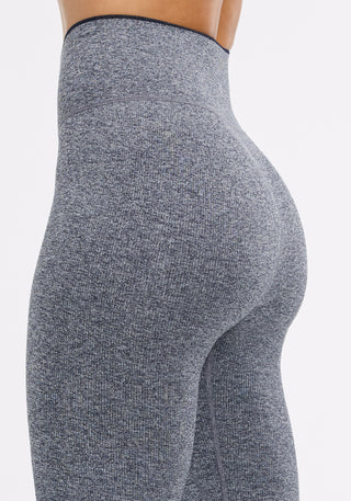 Melange Micro Rib Seamless Legging