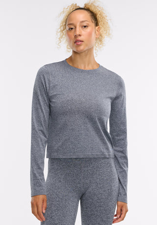 Seamless Melange Long Sleeve