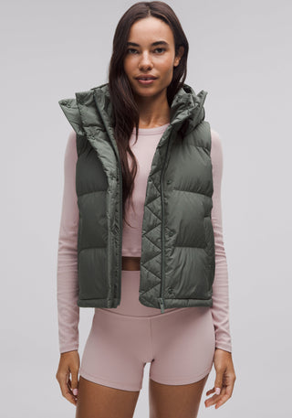 Wunder Puff 600-Down-Fill Cropped Vest
