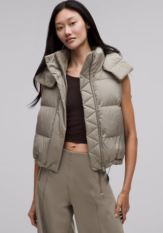 Wunder Puff 600-Down-Fill Cropped Vest
