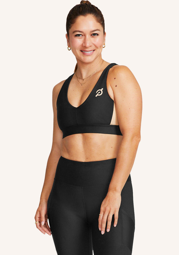  Peloton Women's Standard Precise and Charged High Neck Bra, Jet  Black : Clothing, Shoes & Jewelry
