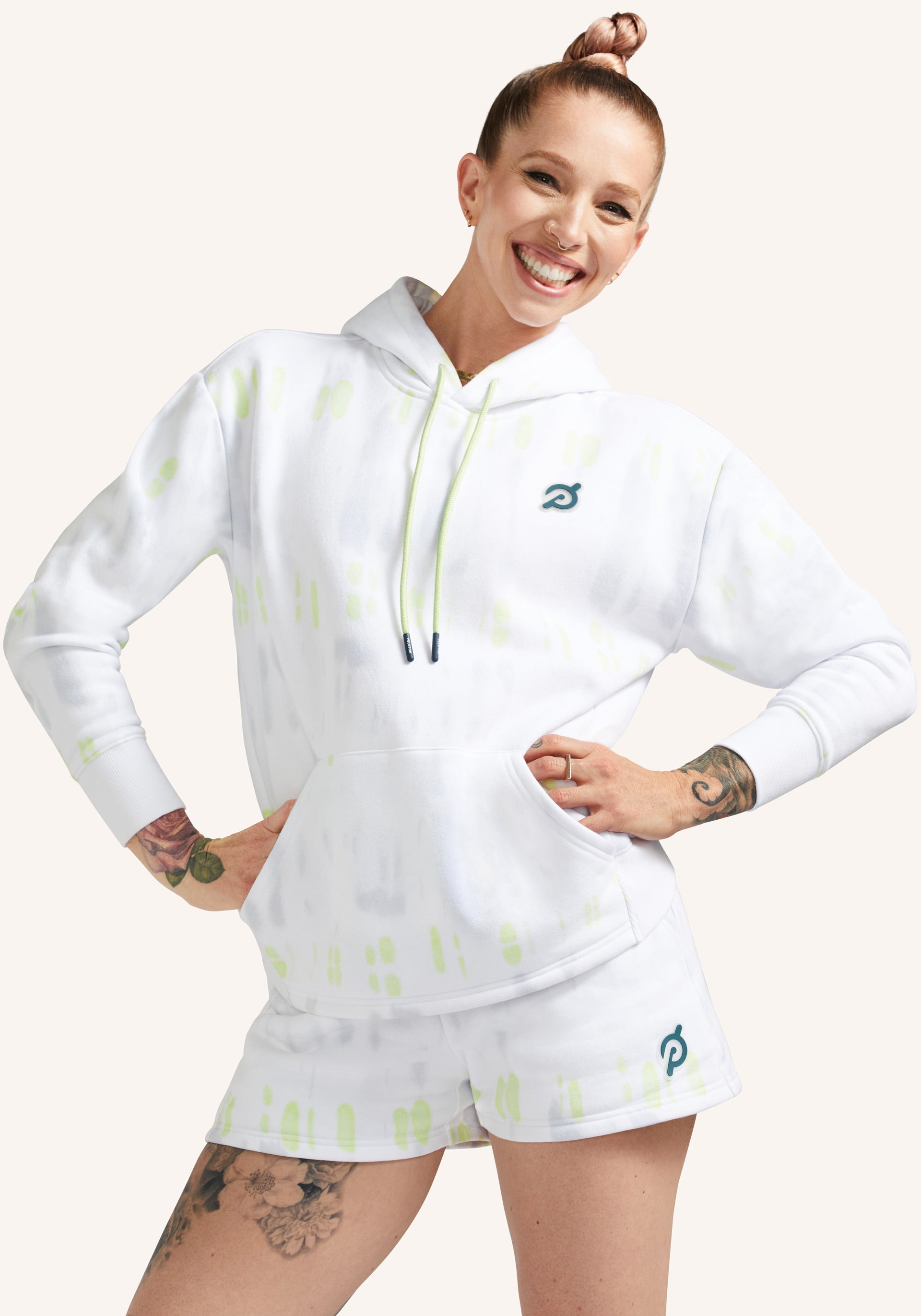 Chic Tie Dye Pullover Hoodie Peloton Apparel Canada