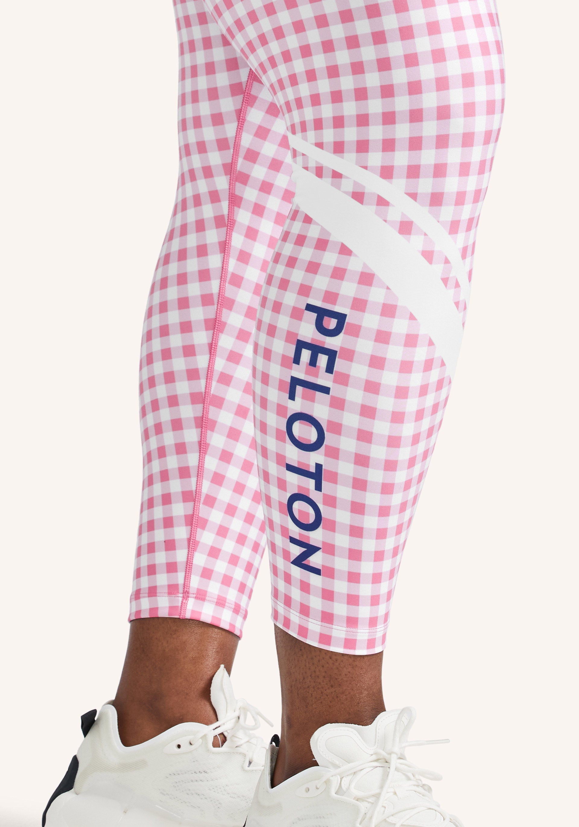 Gingham online workout leggings